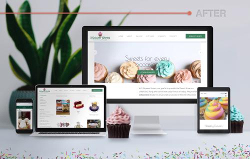 3 SCHWEET SISTERS WEBSITE REDESIGN