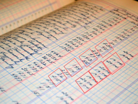 OCR on expense receipts