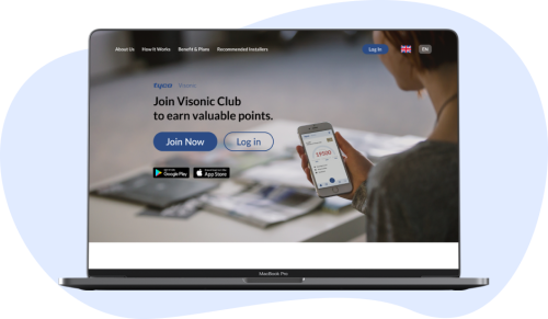 A club sales application