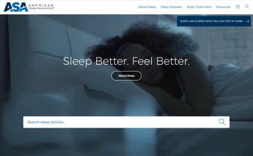 American Sleep Association Website