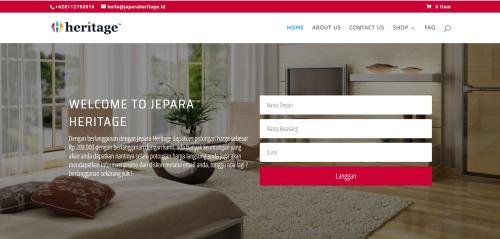Website Design Jepara Heritage