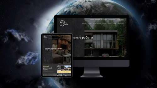 Unternehmenswebsite für das Bauunternehmen Stroy House