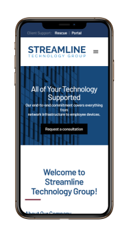 Managed IT Services Website Design