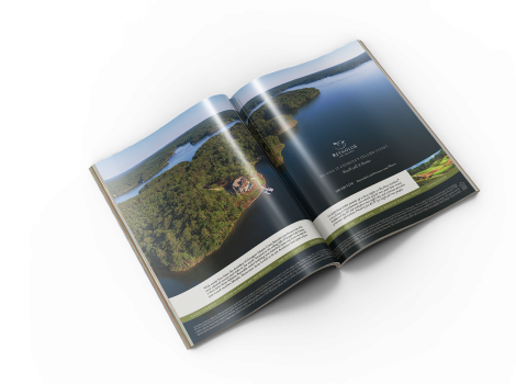 Reynolds Lake Oconee 2-page Magazine Ad