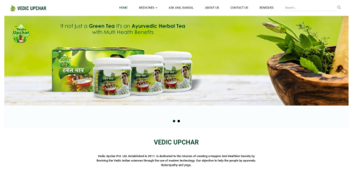 Ecommerce Website - Vedic Upchar