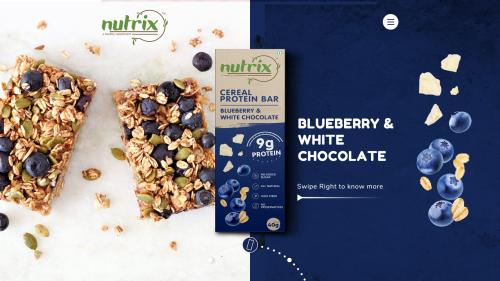 protein bar UI UX Design