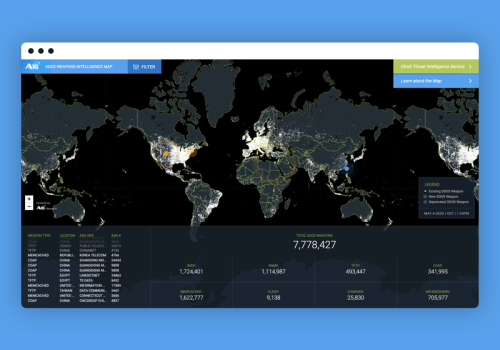 A10 Networks - DDoS Threat Intelligence Map