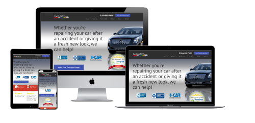 Website Redesign for Earl's Collision Center