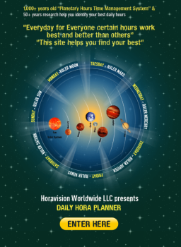 Horavision - Daily Hora Planner