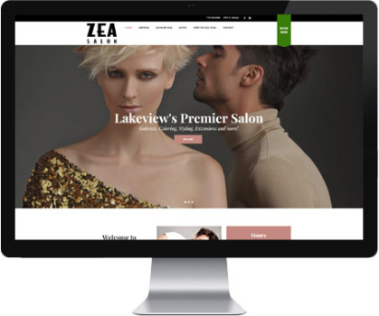 Hair Salon Web Design Project