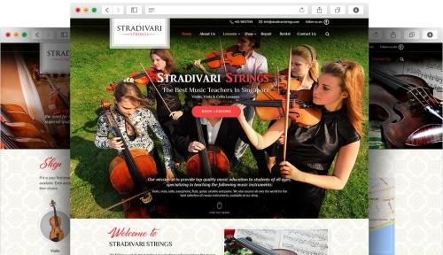 Stradivari Strings | CMS Platform | Digital Marketing
