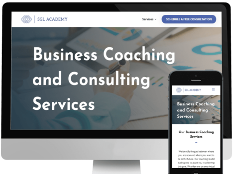 SGL Business Academy Website Project