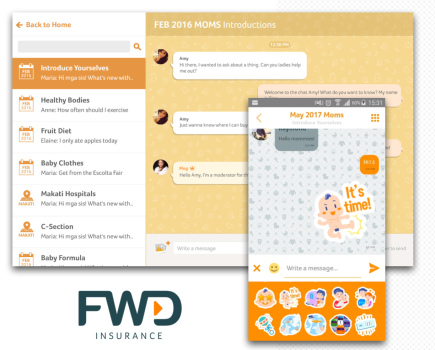 Web, Android & iOS real-time chat & health reporting apps, & finance site