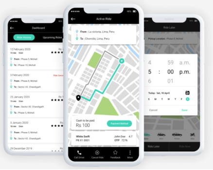 Ride and Rental Share App