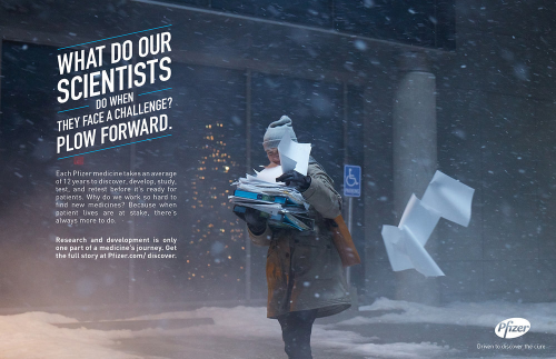 Pfizer - 360 integrated corporate campaign