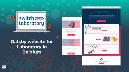 New website for Laboratory in Belgium