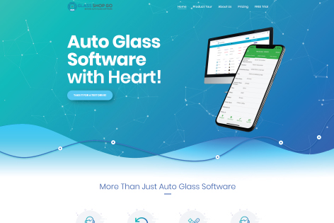 Website for Glass Shop Go