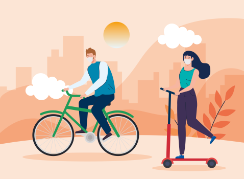 Scooter sharing