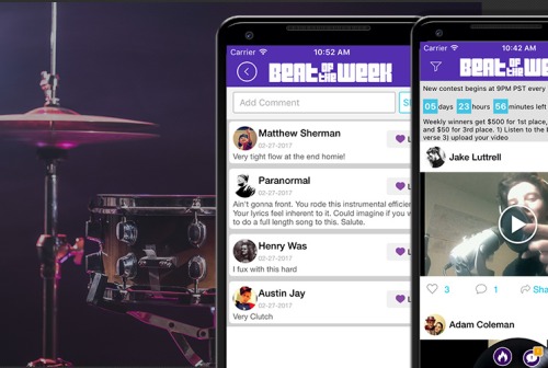 Beat Of The Week Music Native Mobile Apps