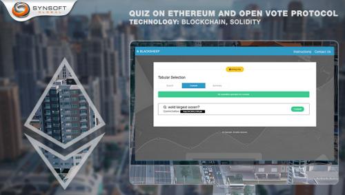 Voting DApp On the Ethereum Blockchain