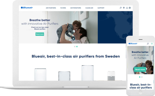 "BlueAir" Drupal E-commerce Project.