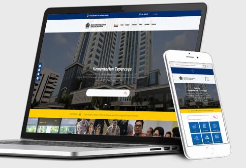 Ministry of Finance Indonesia - Kementerian Keuangan Republik Indonesia (Website Design & Development Project)