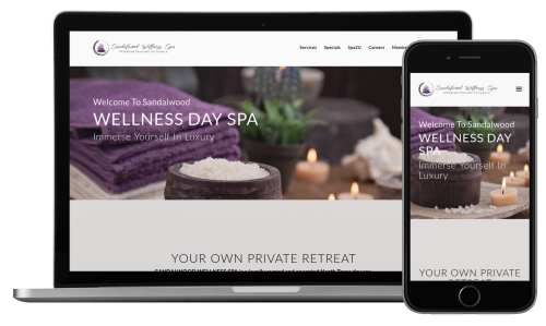 Sandalwood Spa Branding + Website Design