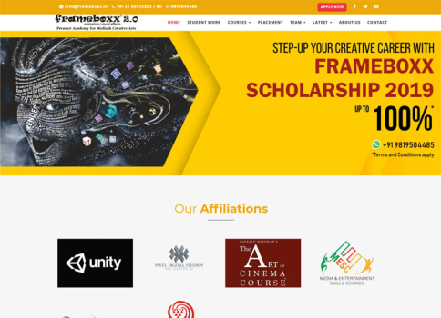 Digital Marketing for Frameboxx Animation & VFX