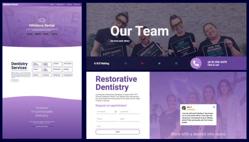 Web Design for Hillsboro Dental