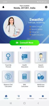 SwasthU -Virtual hospital with Telemedicine