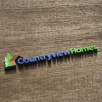 CountryView Logo Design