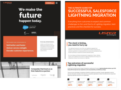 Website Design and Development for Lister Technologies