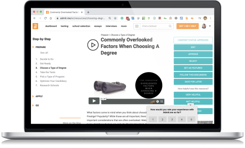 Admit.me: Long term Web Development partnership