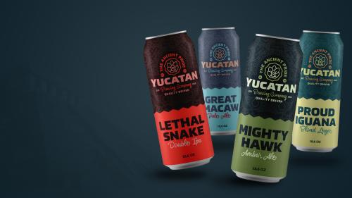 Brand Identity and packaging series for Startup brewing company