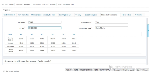 Financial Portal Development