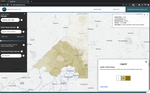 Greenlink Equity Map