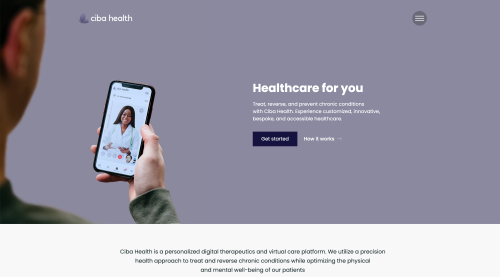 CibaHealth dashboard development