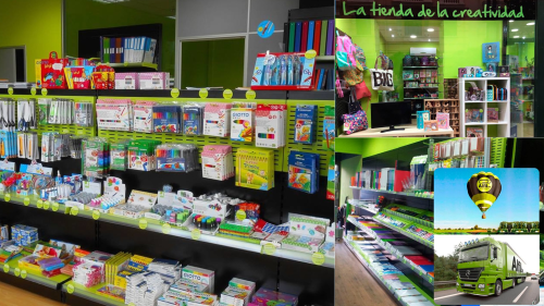 Tienda de papelería y material de oficina y escolar