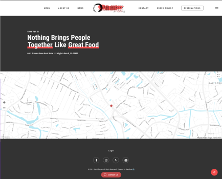 Web Design - Oishii Burger