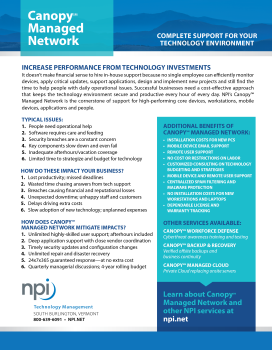 Canopy Managed Network