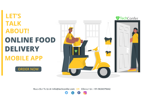 On-demand food delivery app solution for a restaurant  in Noida India