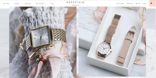 Rosefield Watches - e-Commerce website