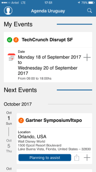 Event App for iPhone