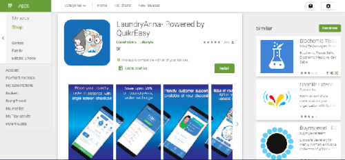 Laundry Mobile Application