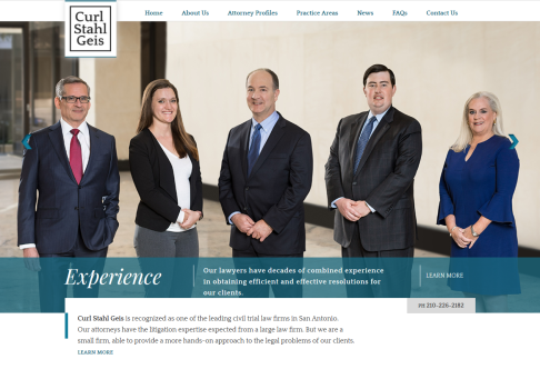 Curl Stahl Geis - Website