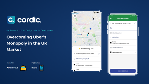 Cross-Platform Taxi App For Instant Ride Requests in UK