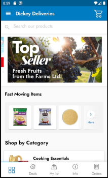 Mobile App Development for Grocery Shop