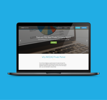 NASDAQ Website content management
