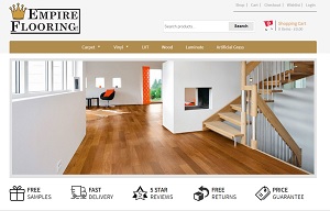 Fully managed SEO campaign for UK customer (Empire Flooring Ltd)