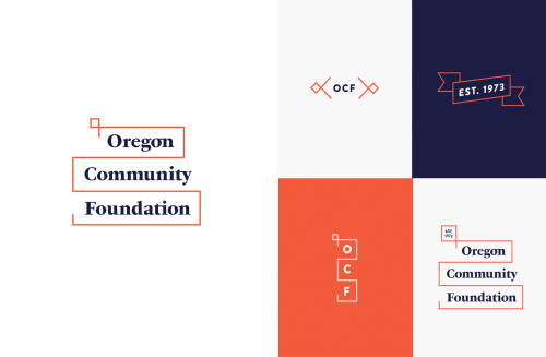 Branding für die Oregon Community Foundation